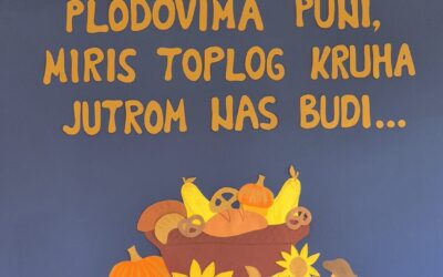 Dok listopad košare plodovima puni, miris toplog kruha jutrom nas budi…